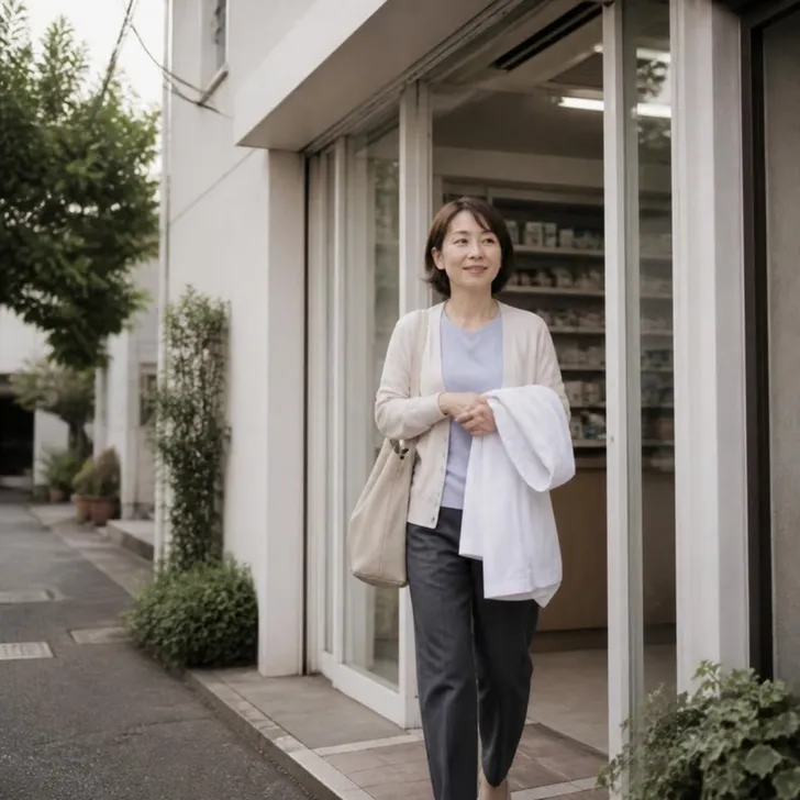 調剤薬局で服薬指導をする薬剤師の場面(イメージ)